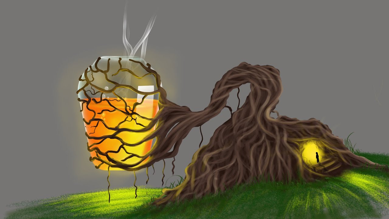 Digital Painting Process Explained - YouTube