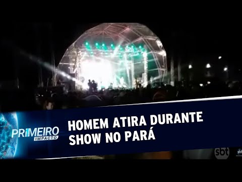 Homem atira várias vezes em show, mata operário e deixa dois feridos | Primeiro Impacto (02/01/20)