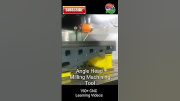 Angle HEAD Tool for CNC VMC machine #Shorts