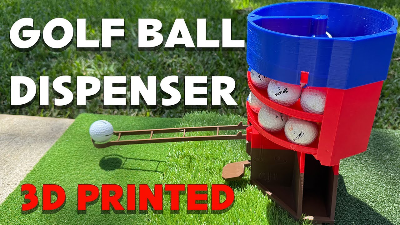 DIY Golf Ball Dispenser | 100% 3D PRINTED | Assembly Guide