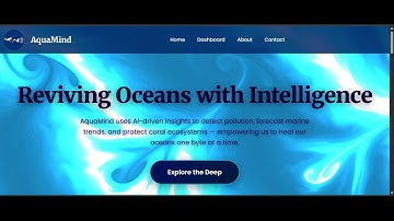 PCCoE IGC 2025 - AquaMind : AI System for Marine Pollution Detection & Ocean Health Monitoring 🌊🤖