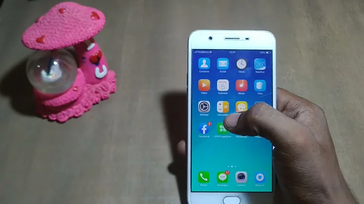 how to show off betery persentage oppo F1s