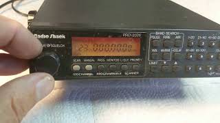 Radio Shack PRO2026 Scanner