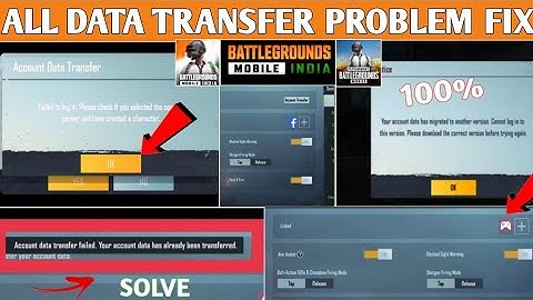bgmi data transfer all problem fix 100% | bgmi data transfer | gmail account transfer in bgmi | bgmi