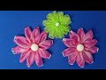 # 194 FLOR DE ORGANZA FACILITA (RIBBON FLOWERS / HOW TO MAKE FLOWERS)