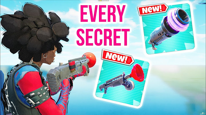 how to get every secret in 1v1 with every gun