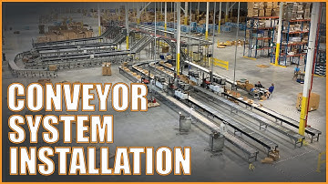 Full Conveyor System with Sortation Time Lapse | Logic MH