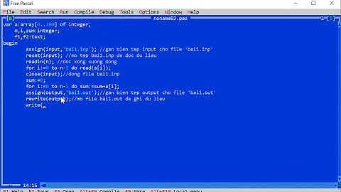 Hướng dẫn đọc ghi file (Pascal)