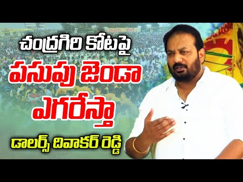 చంద్రగిరి కోటపై పసుపు జెండా ఎగరేస్తా : Dollars Diwakar Reddy | Chandragiri Constituency | Tirupathi