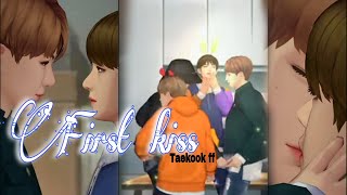 First kiss | Episode eighteen || " Jungkook's birthday" 😍🥳//Taekook | BTS Universe Story Game screenshot 4