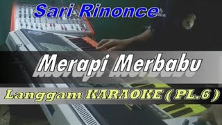 Langgam karaoke MERAPI MERBABU #Karaoke_Langgam_Jawa