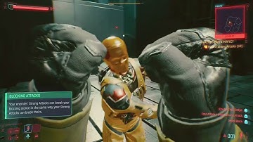 CyberPunk 2077 - Combat tutorial PS5 Gameplay 4K HDR 60fps