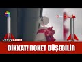 Evin çatısına roket düştü!