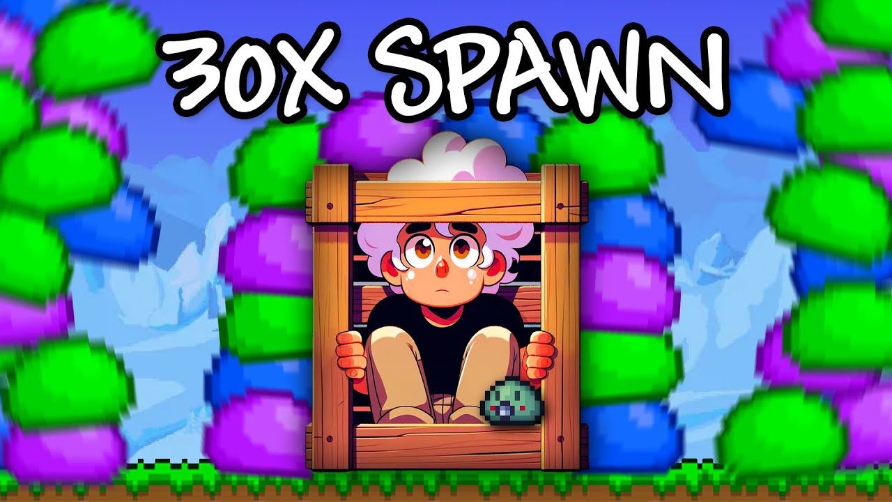 Survivre en X30 Spawn en Hardcore sur Terraria - YouTube