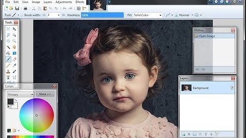 Setup Paint.Net Image Editing Software 100% Free Easy to Use