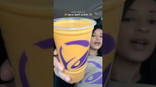 My taco bell nacho cheese cup order w/ @everydaydose #everydaydosepartner