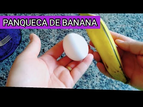 PANQUECA DE BANANA COM APENAS 2 INGREDIENTES