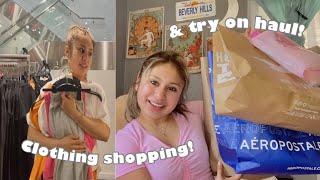 Back to School CLOTHING SHOPPING + Try-On Haul 2022 🛍 (Hollister, H&M, Forever21)