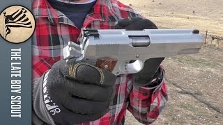 shooting the double barrel 1911 af2011a1 from arsenal firearms