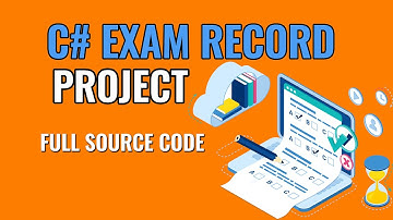 C#  SQL SERVER | EXAMINATION PROJECT | FULL SOURCE CODE.