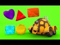AnimaAuta Nauč se tvary s želvou Vzdělávací animák s náklaďáky &amp; zvířátky