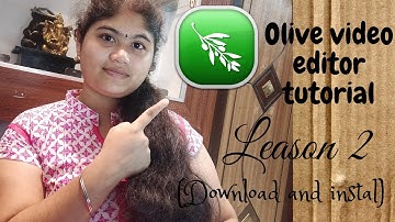 olive video editor //lesson 2//download and instal olive on windows