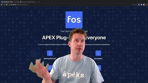 How we support FOS Plug-ins for Oracle APEX
