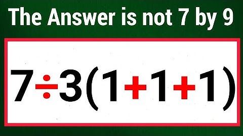 Can you solve this Simple Maths problem | Simplify PEDMAS Question 
