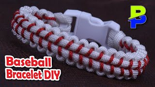 A Baseball or Softball Bracelet DIY  - BoredParacord.com