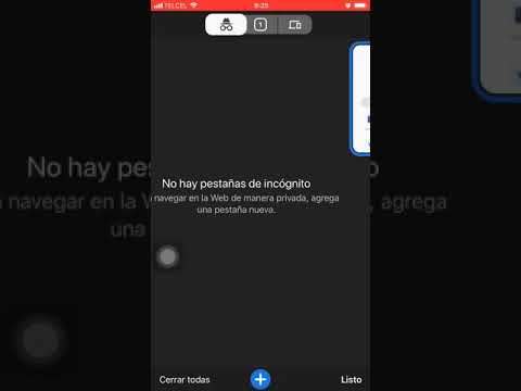 Entrar/salir modo incógnito en chrome en iPhone - YouTube