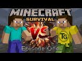 Techno Vs Me | Minecraft Survival Episode 1