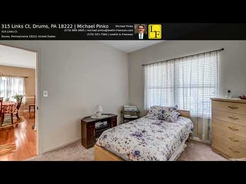 315 Links Ct, Drums, PA home video tour