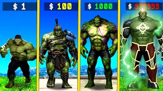 $1 HULK to $1,000,000,000 HULK in GTA 5