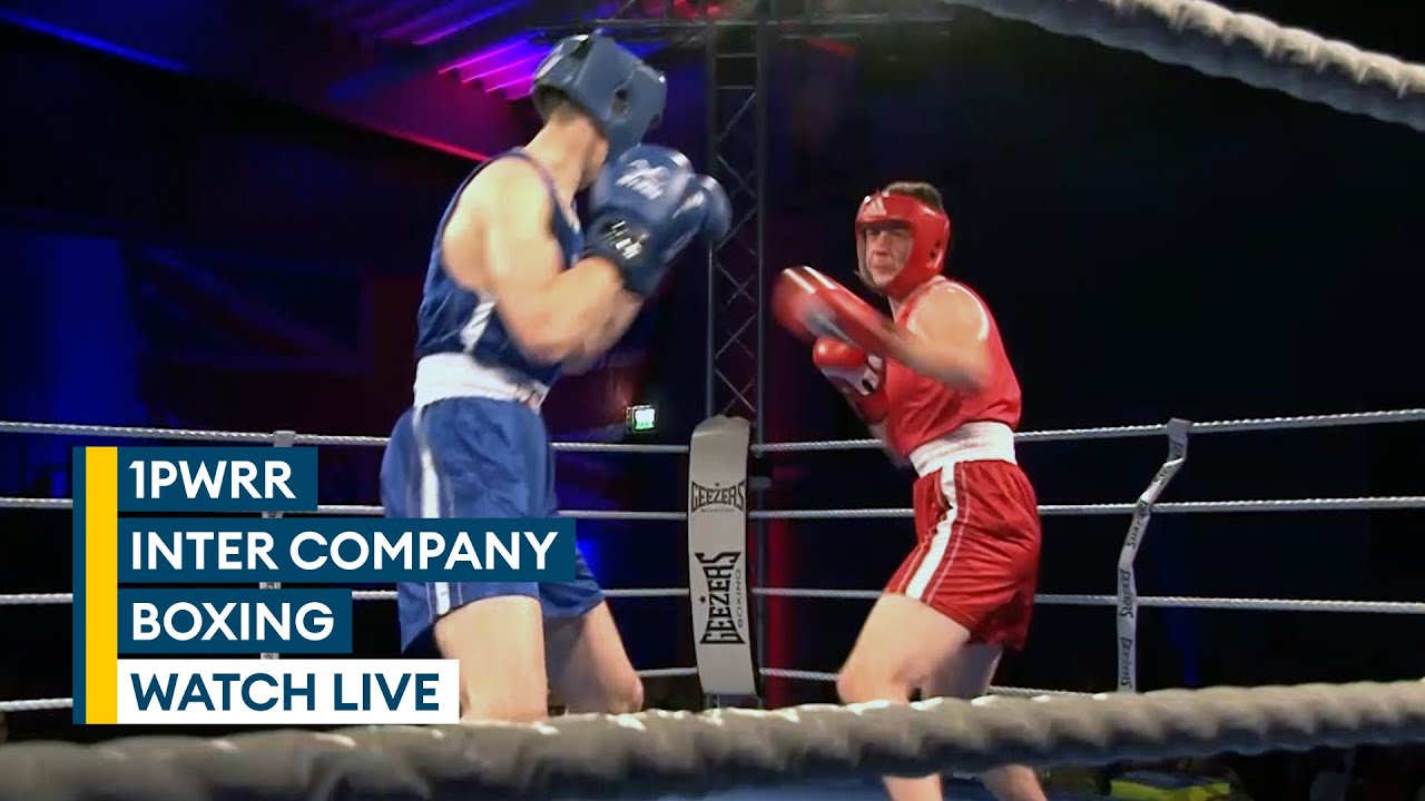 LIVE boxing Inter Company event 1st Battalion the Princess of Waless Royal Regiment