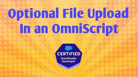 Optional File Upload in OmniScript | File Input | ContentDocumentLink  Object | Salesforce V