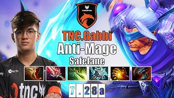 Anti-Mage Safelane | TNC.Gabbi | DIFFUSAL BLADE ANTI-MAGE POGCHAMP?! | 7.28a Gameplay Highlights