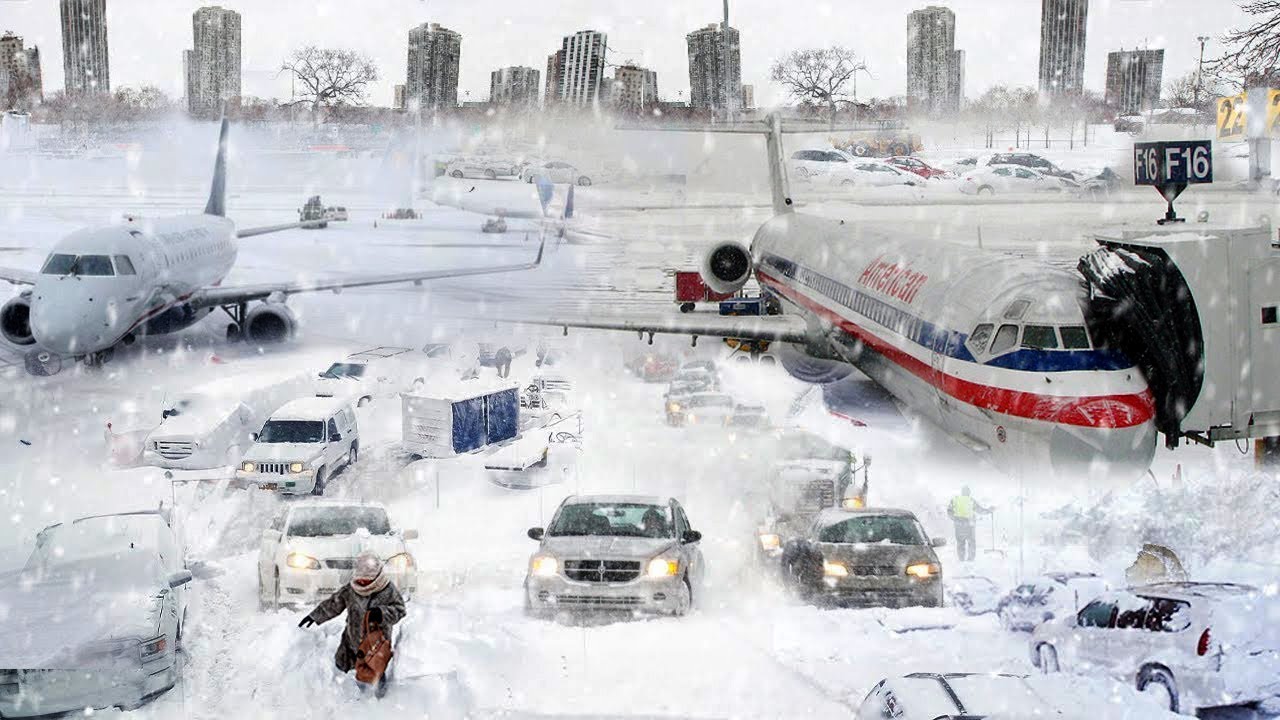 Chaos in Canada! Ontario paralyzed, 32 inches of snow burying cars and ...