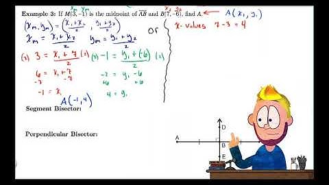1.6 Video Notes "Midpoints and Bisectors"