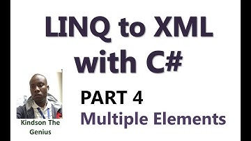 Learn Linq to XML With C# - Part 4:   How to Access Multiple Elements in XML File