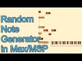 Random note generator  maxmsp tutorial for beginners