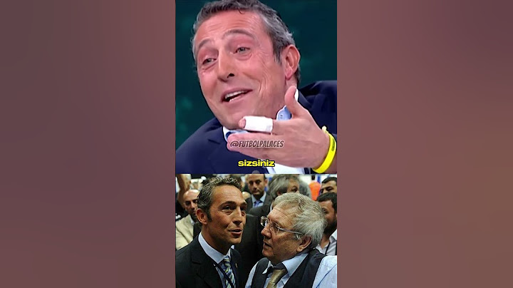 Aziz Yıldırım İle Ali Koç Arasında Barışma Tartışması Olayı