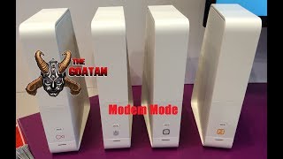 Improving my internet connection on virgin media by enabling modem
mode the supplied router and using a netgear nighthawk x4s instead.
this has improved t...