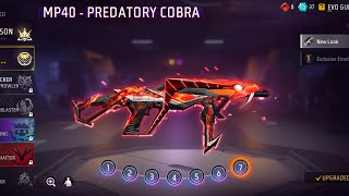 Cobra mp40 Max.level 7.......#like #freefire #event #create #opening #new #trending #totalgaming