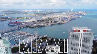 Downtown Miami - Rio Miami 2023 by Drone 4k