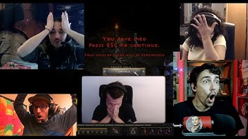 D2R CLIPS #11 - HC deaths (DOLLS!!), CRAZY STREAMER REACTIONS, SINGLE PLAYER CRASH ROLLBACK & MORE!