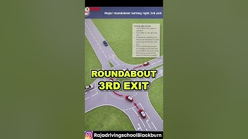 3rd Exit Roundabout #Roundabout #forward #planning #read #sign #signs #driving #lesson #lessons