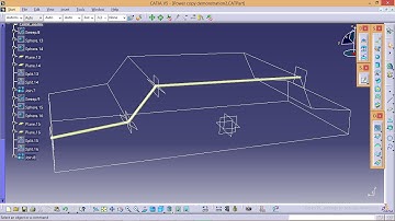 Catia V5 Tutorials- Knowledge set tools- How to use power copy and User feature in catia V5-part_3