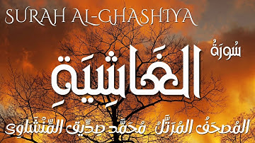 سورة الغاشية/ المصحف المرتل/ الشيخ محمد صديق المنشاوى/ Surah Al-Ghashiya / Al Minshawi