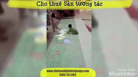 TVC VDS Cho thuê sàn tương tác   Aeonmall Long Biên