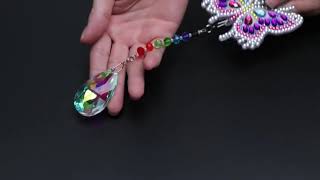 Butterfly Wind Chime Sun Catcher Diamond Painting Crafts